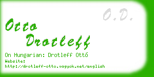 otto drotleff business card